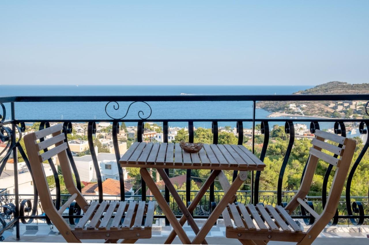Pefkides Aegina Boutique Apartments Agia Marina  Eksteriør bilde